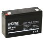 Автомобильный аккумулятор Delta Battery DT 612 12А/ч-6V EN3 зажим (FASTON) прямая 151x50x101